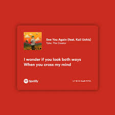 We did not find results for: Lyrics Art Tyler The Creator See You Again Feat Kali Uchis Facebook