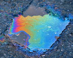 An oil spill is the release of a liquid petroleum hydrocarbon into the environment. Oil Slick Is The Coolest New Way To Add Fun Color To Dark Hair Stylecaster