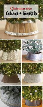 Christmas Tree Collars And Baskets Forget The Tree Skirt Works With Artificial Christma Christmas Tree Stand Diy Real Christmas Tree Christmas Tree In Basket