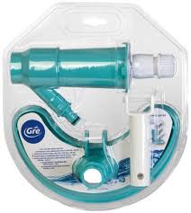 Gre Nettoyeurs Manuels Aspirateur A Brosse Effet Venturi Demie Lune Avec Filtre Aspirateur Et Balais Rue Du Commerce