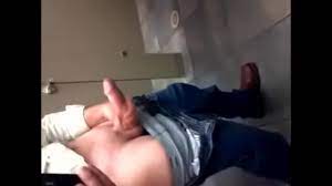 Masturbating in public restrooms