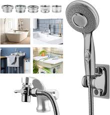 But this faucet is a reliable alternative that can handle the backpressure. Buy Klleyna Shower Head Sink Faucet Bathtub Bathroom Garden Hose Sprayer Attachment 5 Adapters For Hair Washing Pet Dog Rinse Baby Bath On Off Extension For Moen Kohler Delta American Standard Online In Indonesia