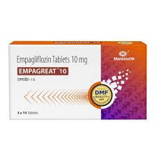 EMPAGREAT EMPAGLIFOZIN 10 MG at ₹ 120/strip | Empagliflozin Tablet in Nagpur | ID: 2857922992148