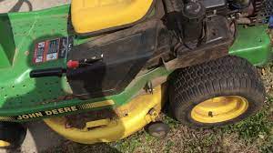 They are supposed to allow air to vent into the mower but they can warp from outside temperatures. John Deere Gx75 Oil Change Youtube