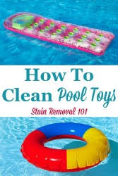 How To Declutter Pool Toys Supplies