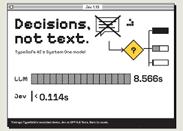 TypeSafe AI Launches Jev, a 'System One' Model That Outputs Typed, Calibrated Decisions Instead of Prose
