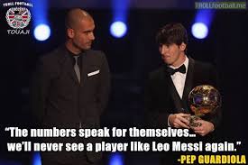Born 18 january 1971) is a spanish professional football manager and former player, who is the current manager of premier league club manchester city. Pep Guardiola On Lionel Messi Troll Football