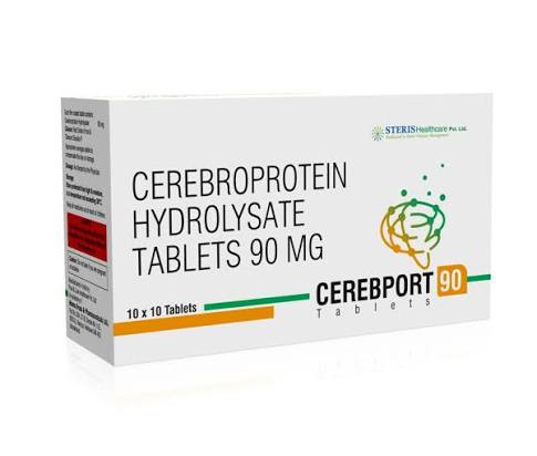 STERIS PHARMA | Buy Cerebroprotein Hydrolysate 90mg Tablet Online | CEREBPORT 90