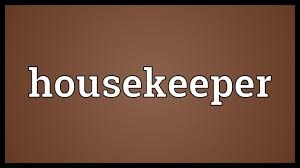 Housekeeper Meaning Youtube