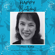 Best wishes for a wonderful birthday to Miss Katie! 🥳🎉🎈Dance like no one  is watching! 💙🖤💃🕺