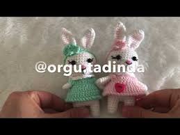 Tavsan Anahtarlik Yapimi Part 1 Youtube Bebek Kumas Orgu Amigurumi