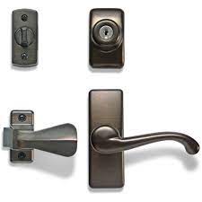 Required door thickness (in.) matching interior and exterior finishes eliminates the need to match paint colors. Ideal Deluxe Storm And Screen Door Lever Handle And Keyed Deadbolt Walmart Com Walmart Com