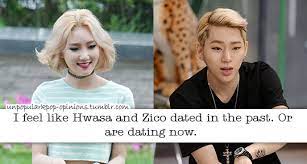 Mamamoo's #hwasa and block b's #zico get their groove on to his upcoming song . Unpopular K Pop Opinions I Feel Like Hwasa And Zico Dated In The Past Or