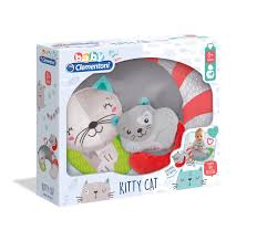 Clementoni giochi aiuta i bambini ad imparare divertendosi. Kitty Cat Tummy Pillow Clementoni