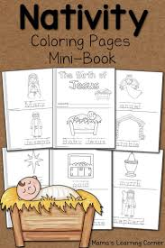 Nativity Coloring Pages Nativity Coloring Pages Christmas School Nativity Coloring