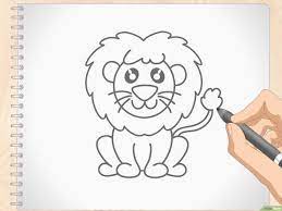 Como Dibujar Un Leon Con Imagenes Wikihow