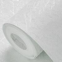 Each roll of the wallpaper offers 56. White Silk Textured Wallpaper Self Adhesive Wall Stickers Bedroom Peel And Stick Ebay