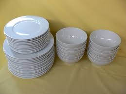 34 Piece White Ikea 365 Dinner Plates Salad Plates And Bowls Susan Pryke 16597 Plates And Bowls Dinner Plates White Dinner Plates