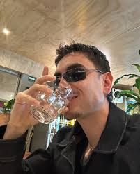 naked with glasses on