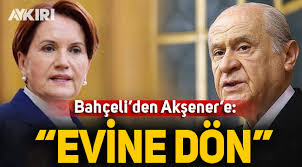 Devlet bahçeli, dün gazetecilerin gündeme ilişkin sorularını yanıtlamış ve mhp genel başkanı devlet bahçeli, i̇yi̇ parti lideri meral akşener'e ''evine dön'' çağrısında bulunmuştu. Mhp Lideri Bahceli Den Meral Aksener E Geri Don Cagrisi Siyaset Aykiri Haber Sitesi