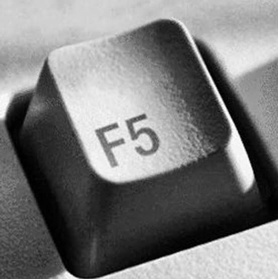 Resultado de imagen de tecla f5"