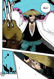 I love the design kubo made, just wondered how else it might look. Shunsui Kyoraku Vs Lille Barro Stern Ritter Bleach Manga Bleach Ilustracoes Kuchiki Rukia