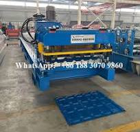 Glazed Tile Roll Forming Machine High Precision Roofing