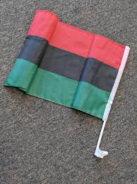 Colors related to the two metals of european heraldry (gold and white) are. Red Black And Green Flag For Car