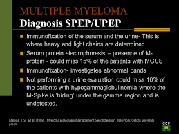 Multiple myeloma is often diagnosed based on tests, the patient's symptoms and the doctor's physical exam of the patient. Multiple Myeloma An Overview Of The Disease And It S Complications Ppt Download
