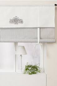 White And Gray Romantic Roll Up Curtain Vorhange Doppelte Vorhange Vorhange Wohnzimmer
