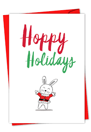 Meowy christmas christmas card christmas puns cat card | etsy. It Was The Pun Before Christmas Bunny Creative Christmas Card