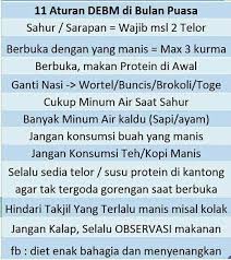 Tips diet saat berpuasa yang ampuh dan aman. Menu Puasa Ala Debm Resep Diet Diet Detoks Makanan Diet