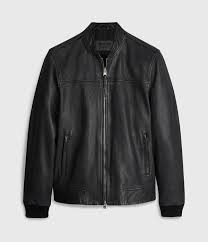 Allsaints Us Mens Marsh Leather Jacket Black Leather Jacket Vegan Leather Jacket Leather Jacket Men