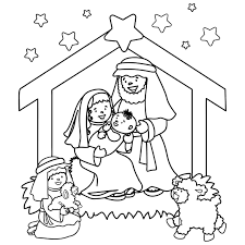 Free nativity coloring pages that you can download and print. 5 Best Printable Christmas Nativity Coloring Pages Printablee Com