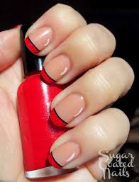 Lovely French Tip Nail Art Nails Black Nail Designs Discover quality black french tip nails on dhgate and buy what you need at the greatest convenience.