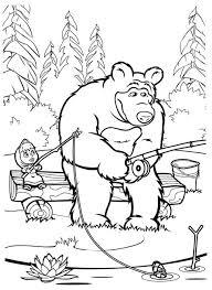 List of pinterest masha and the bear drawing free printable pictures. Mewarnai Masha Coloring And Drawing