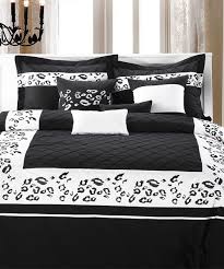 Black White Comforter Set Sprei