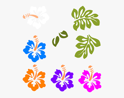 Hawaiian beach cut file clipart tropical flower. Download Flor Moana Clipart Hawaii Clip Art Luau Graphics Flowers Patterns Outline For Stencil Hd Png Download Kindpng