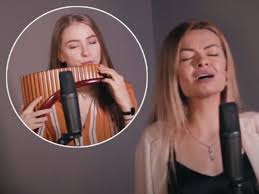 The story of fire saga. Anna Odobescu Sings Husavik My Marianne Molly Sanden Cover