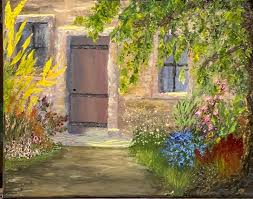 Family restaurant in north tonawanda. Country Cottage Garden Ali S Painting Creations Paintings Prints Buildings Architecture Garden Other Garden Artpal