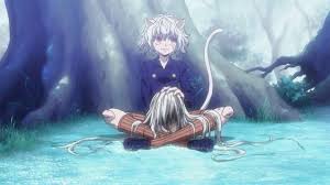 Gon transformed into an unknown form, while yusuke transformed into a mazoku, their hair growing long; Top 10 Hunter X Hunter Anime Moments Animesoulking