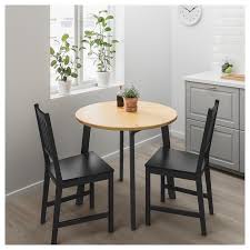 Ekedalen table set with bench. Ikea Gamlared Light Antique Stain Black Stained Table Small Kitchen Tables Dining Table Table