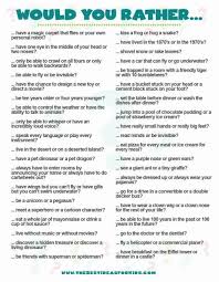 Would You Rather Questions For Kids Relationship Would You Rather Questions This Or That Questions Funny Would You Rather