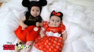 Disney Baby Mickey Mouse Baby Minnie Mouse Dress Up Costume For Babies Youtube