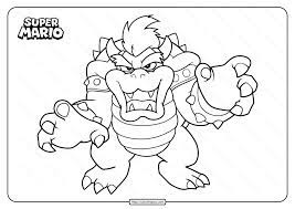 About us · advertise · contact us · disclosure · privacy policy · terms of use . Free Printable Super Mario Bowser Coloring Page