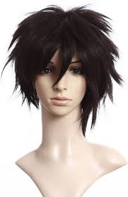 Quali sono le cause e i trattamenti efficaci per capelli spezzati e fragili? Prettyland C056 Parrucca Capelli Corti Taglio Selvaggio Sfilato Spettinato Pixie Donne Uomini Nero Amazon It Bellezza