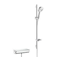 After a long day, nothing beats the relaxing feeling of taking a nice hot shower. Hansgrohe Ecostat Select 27039400 Ecostat Select Combi 0 90 M With Raindance Select E 120 3jet Hand Shower White Chrome
