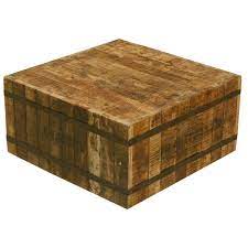 This beautifully designed rustic modern coffee table can add flare to any type of decor. Butcher Block With Metal Square Coffee Table