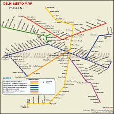 The Delhi Metro Delhi Metro Metro Map Station Map