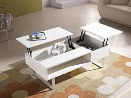 Functional Center Table With Concealed Storage A Gentle Lift Of The Table Top Transforms It To A W Coffee Table Modular Coffee Table Coffee Table With Storage
